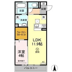 ヴェルドミール B棟の物件間取画像